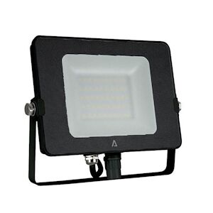 Aslo Projecteur LED noir 20W SMD 1600Lm Blanc chaud 3000K 230V ASLO