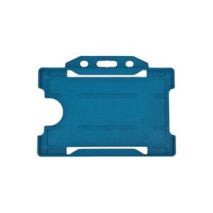 Porte-badge en plastique détectable - Horizontal - bleu (lot de 100)