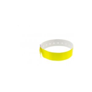 Bracelet événementiel vinyle Type L - Brillant - Jaune (lot de 100)