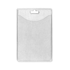 Porte-badge souple renforcé - Vertical (lot de 100)