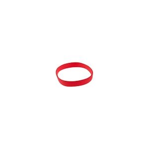 Bracelet en silicone uni - Enfant - Rouge (lot de 100)