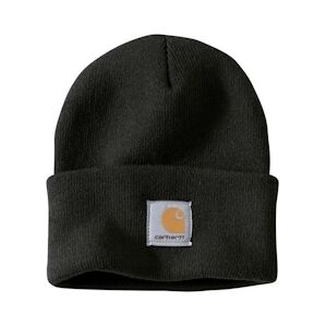 Carhartt - Bonnet tricoté avec revers Noir Taille Unique