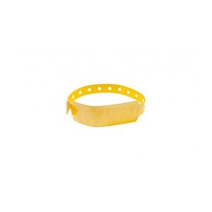 Bracelet holographique Extra-Large avec étoiles - jaune (lot de 100)