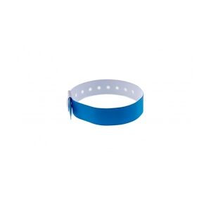 Bracelet événementiel vinyle Type L - Mat - Bleu (lot de 100)