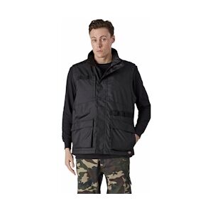 Dickies - Bodywarmer sans manches pour hommes fonctionnel noir AWT UTILITY Noir Taille 3XLXXXL