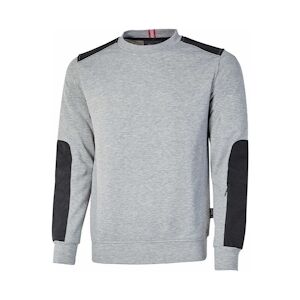 U-Power - Sweat-shirt col rond gris clair brossé RYKE Gris Clair Taille LL