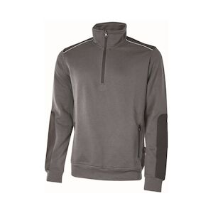 U-Power - Sweat-shirt gris foncé semi zippé CUSHY Gris Foncé Taille 3XLXXXL