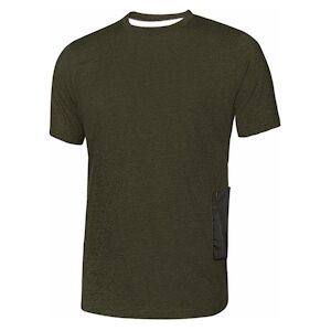 U-Power - Tee-shirt manches courtes vert Slim ROAD Vert Taille 4XL