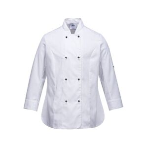 Portwest - Veste de cuisine manches longues pour femmes RACHEL Blanc Taille XSXS