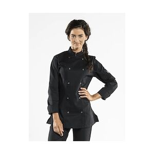 Chaud Devant 99303 Veste de chef femme Poco Noir SS