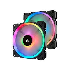 Corsair Lot De 2 Ventilateurs Ll140 Rgb - Dual Light Loop Led 140mm - Lighting Node Pro Cor0843591032452