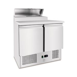 Metro Professional Kit sandwichs/Saladette GSD 3600, Inox, 104 x 70 x 90 cm, 261 L, refroidissement par ventilateur statique, avec serrure argenté