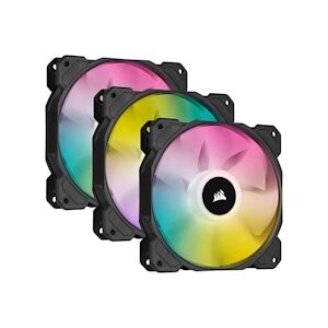 Corsair Ventilateur Sp Series - Sp120 Rgb Elite - 120mm Rgb Led Fan With Airguide - Triple Pack Lighting Node Core Co-9050109-ww