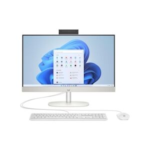 HP Pc De Bureau Hp All-in-one 24-cr0062nf - 23,8 Fhd - Intel N200 - Ram 8go - 512go Ssd - Windows 11 - Clavier + Souris