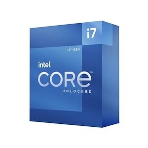 Intel Processeur - Intel - Core I7-12700k - 12 Coeurs 8p+4e - Socket Lga1700 - Chipset Serie 600 - Tdp 125w Bx8071512700k