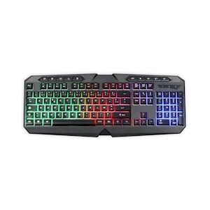 LIVOO TEA283 Clavier filaire USB - AZERTY - Rétro-éclairage LED RGB - Touches multimedia