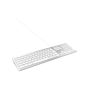 Mobility Lab Ml304304 - Clavier Design Touch Filaire Avec 2 Usb Pour Mac - Azerty - Blanc Et Argente