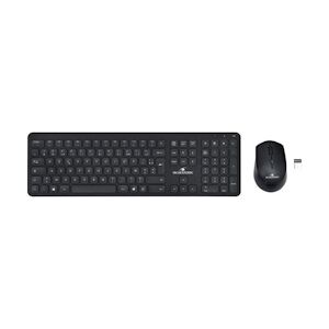 BLUESTORK - Pack clavier souris sans fil Noir SLIM Bluestork