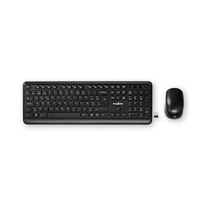 Nedis Kit Clavier Et Souris Sans Fil Connexion Usb Azerty Usage Non Intensif Nedis