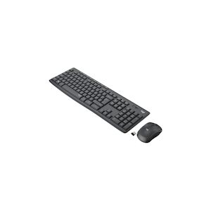 Logitech Ensemble Clavier + Souris Sans Fil Silencieux Wireless Logitech Mk295 Noir