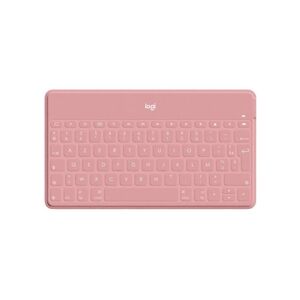 Logitech Clavier Sans Fil - LOGITECH - Keys-To-Go - AZERTY - Bluetooth - 180g - Rose Blush Logitech