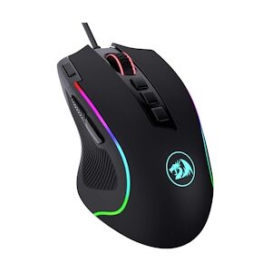 Redragon M612 Predator RGB Souris de jeu, souris optique filaire 8000 DPI 11 boutons programmables & 5 modes rétroéclairés