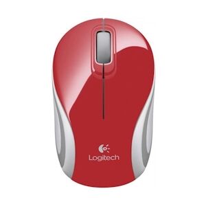 Logitech - Souris mini sans fil optique M187 - Rouge Logitech