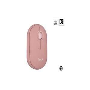 Souris Sans Fil Bluetooth Logitech Pebble Mouse 2 M350s Rose