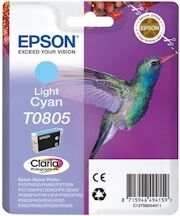 Epson Cartouche Jet d'Encre Claria Cyan clair ''Colibri'' (T0805) - C13T08054011