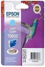 Cartouche D Encre Epson Colibri T0805 Cyan Clair