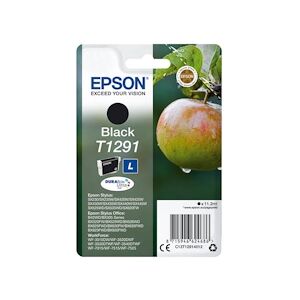 Epson Cartouche Jet d'Encre DURABrite Ultra Noir ''Pomme'' (T1291) -