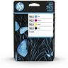 963 Pack De 4 Cartouches Dencre Noire, Cyan, Jaune Et Magenta Authentiques 6zc70ae Pour Hp Officejet Pro 9010 / 9020 Series