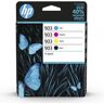 903 Pack De 4 Cartouches Dencre Noire, Cyan, Jaune Et Magenta Authentiques 6zc73ae Pour Hp Officejet / Officejet Pro 6900