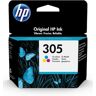 305 Cartouche Dencre Trois Couleurs Authentique 3ym60ae Pour Hp Deskjet 2300/2710/2720/plus4100, Hp Envy 6000/pro 6400