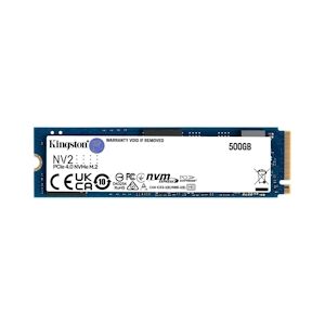 Kingston Technology Disque Dur - Ssd Nv2 - 500go Interne - M.2 2280 Pcie 4.0 Nvme - Bleu