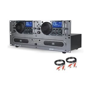 GEMINI CDX-2250i Double Lecteur CD MP3 / CD AUDIO / USB + Câbles