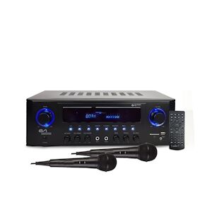 Amplificateur HIFI - Evidence Acoustics EA-5160-BT - STEREO 5.1 KARAOKE 2x50W + 3x20W - Entrée USB SD AUX DVD FM + 2 Micros