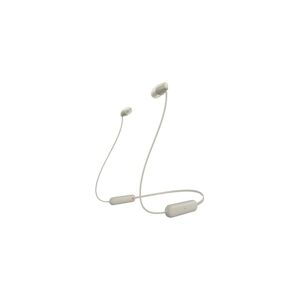 Sony Ecouteurs Intra Auriculaire Tour De Cou Sans Fil Bluetooth Sony Wi C100 Beige