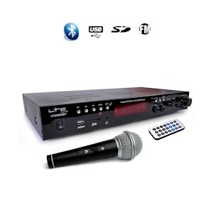 Ltc Audio Amplificateur LTC ATM6000BT stéréo HIFI 100W USB/SD/MP3/Bluetooth & Karaoké avec Micro filaire