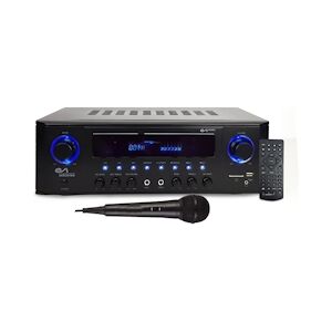 Amplificateur HIFI - Evidence Acoustics EA-5160-BT - STEREO 5.1 KARAOKE 2x50W + 3x20W - Entrée USB SD AUX DVD FM + Micro inclus