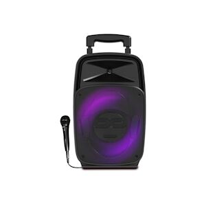 iDance Enceinte IDANCE GROOVE 220 Bass REFLEX de 100W - Lecteur USB, Bluetooth - Autonome sur batterie - LED RVB dans le woofer