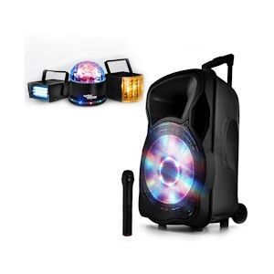 Sono Portable Party 12Led amplifiée 700W 12