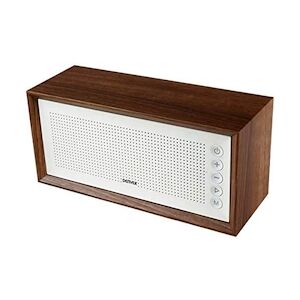 Denver BTS-210WHITE Enceinte Portable 10 W Enceinte Portable stéréo Marron, Blanc BTS-210WHITE, 10 W, avec Fil &sans; Fil