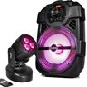 Karaoké Enfants Enceinte Party light - 250W portable Batterie HANDY180 avec USB/BLUETOOTH/ RADIO FM + Wash3