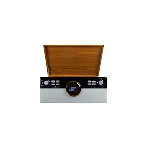 OPTEX Platine Vinyle Vintage Coffret En Bois 7 En 1 Bluetooth Usage Non Intensif Optex