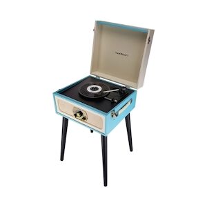 MADISON Meuble tourne-disques vintage crème/bleu - BLUETOOTH/TUNER FM - MADISON MAD-LPRETRO MAD-LPRETRO