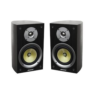 Paire d'enceintes Hifi Mash Rubis 6, 2 x 80W - Boomer 16 cm - Passives, en bois, finition 'côtés arrondis