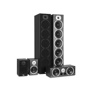 Ensemble Hifi/Home-Cinéma - Evidence Acoustics EA1240-BK - 5 enceintes Bass Reflex - 1240W