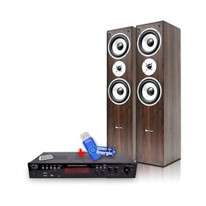 Pack Hifi / Home-Cinéma WH amplificateur 2 x 50W+clé USB 32Go