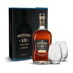 Rhum Appleton Estate Rare Cask 12 Ans Coffret 2 Verres